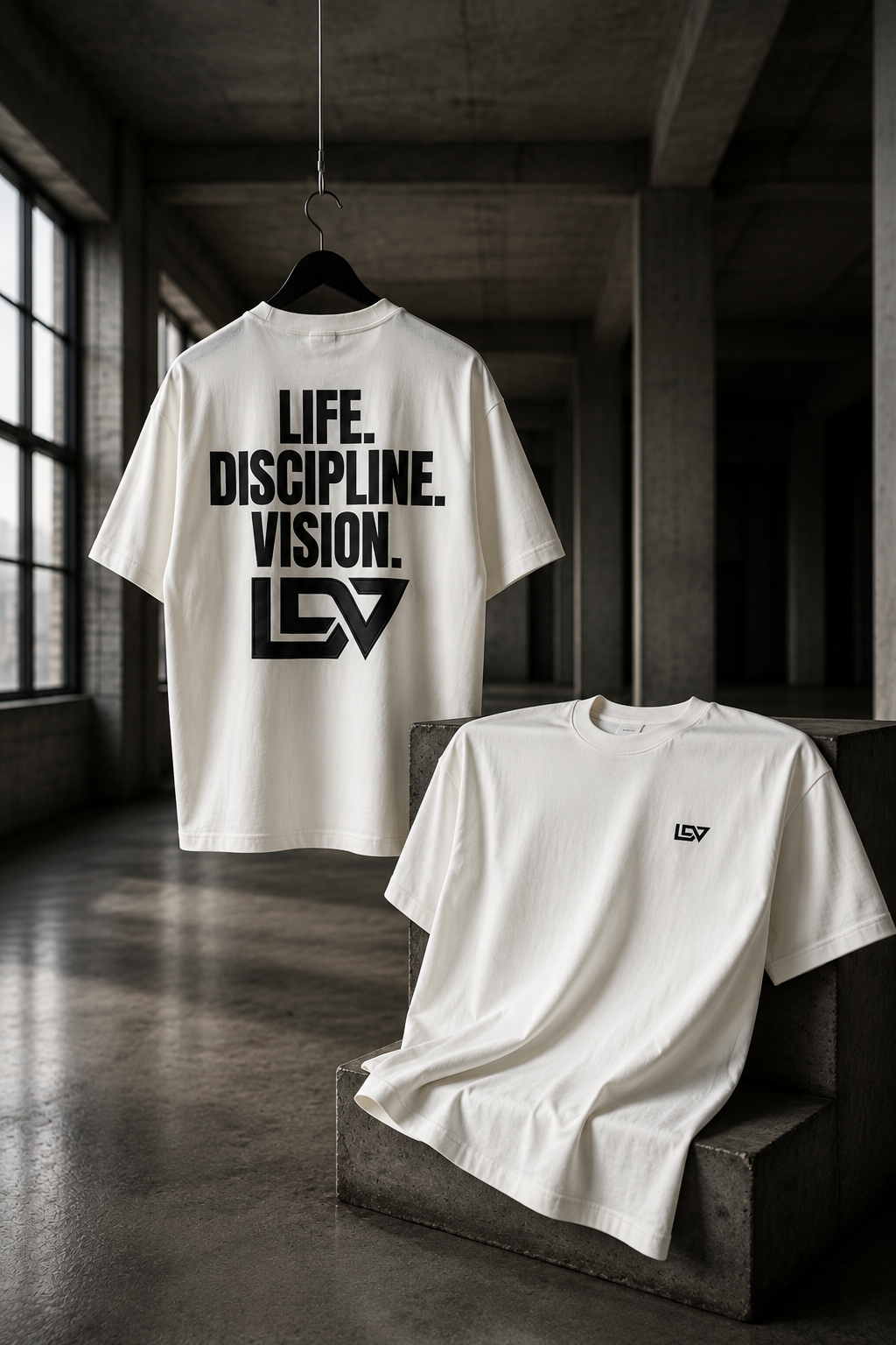 LDV™ CORE_01 Oversized Tee White