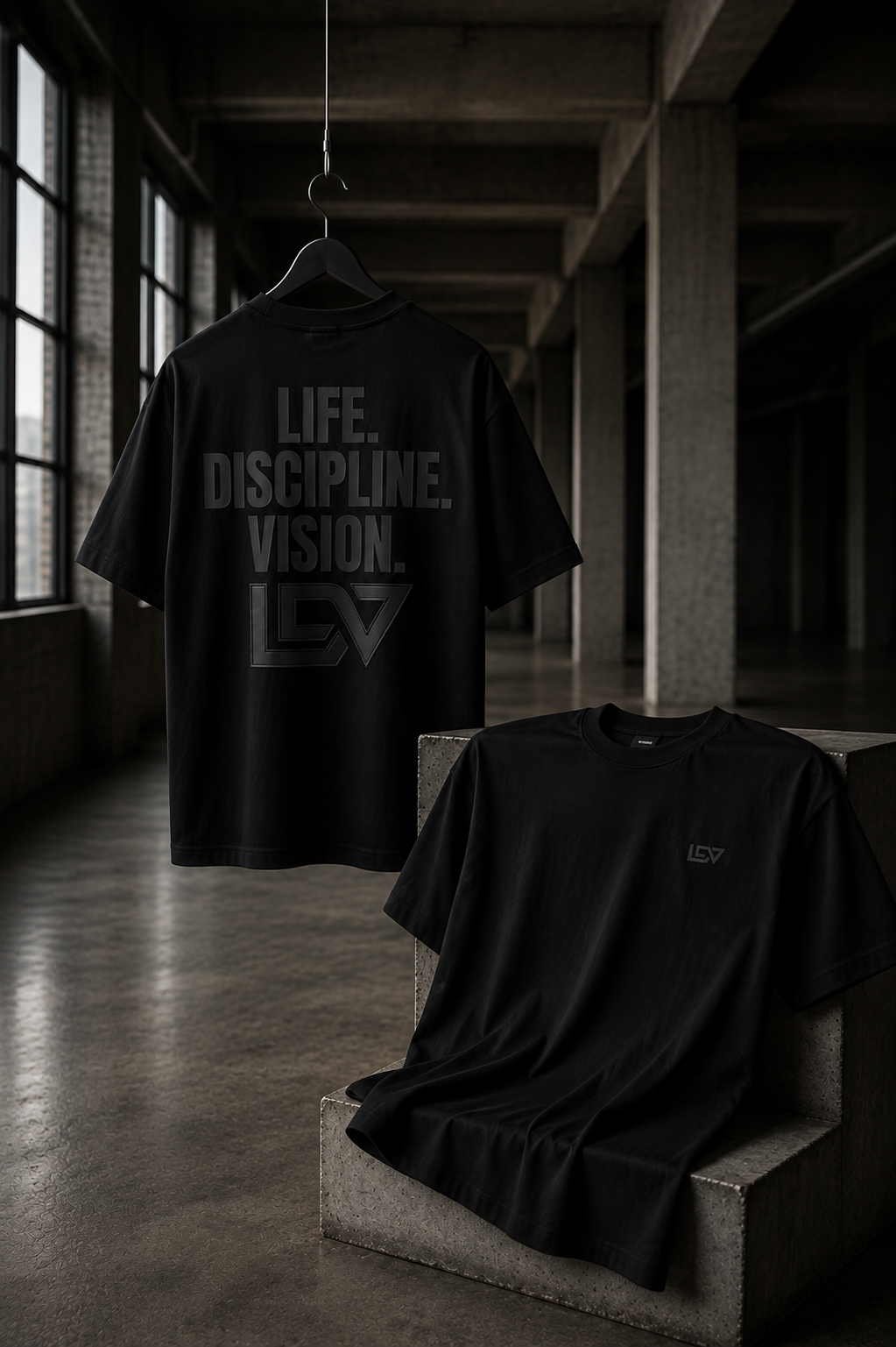 LDV™ CORE_01 Oversized Tee Black