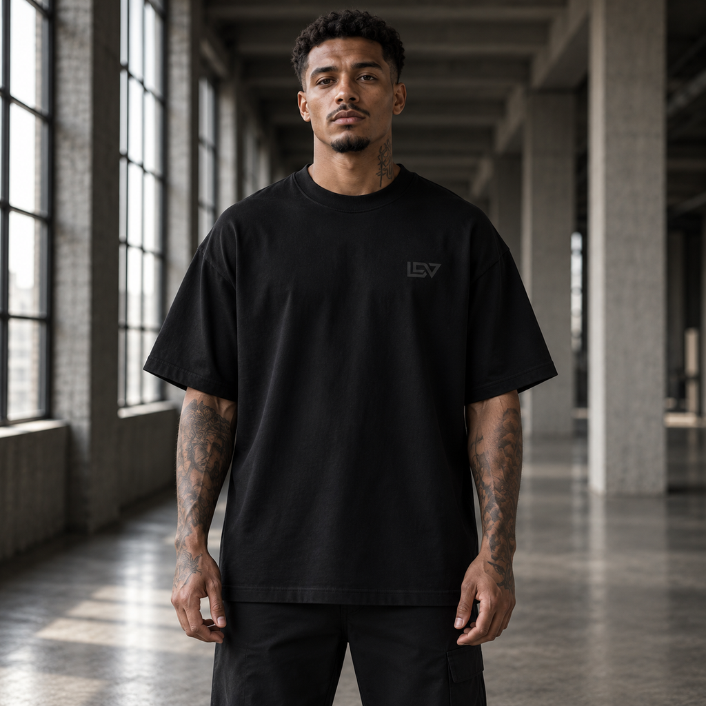 LDV™ CORE_01 Oversized Tee Black