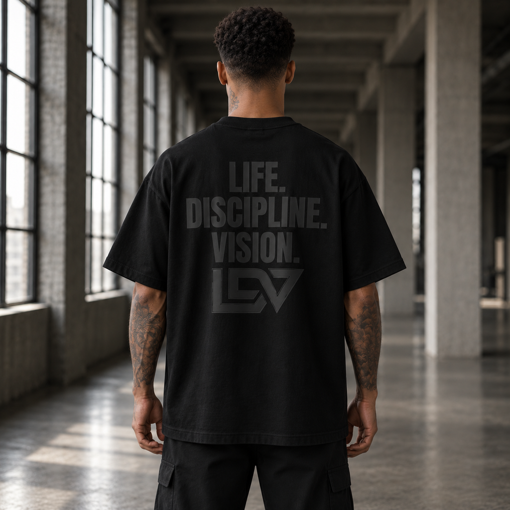 LDV™ CORE_01 Oversized Tee Black