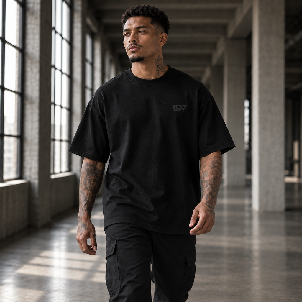 LDV™ CORE_01 Oversized Tee Black