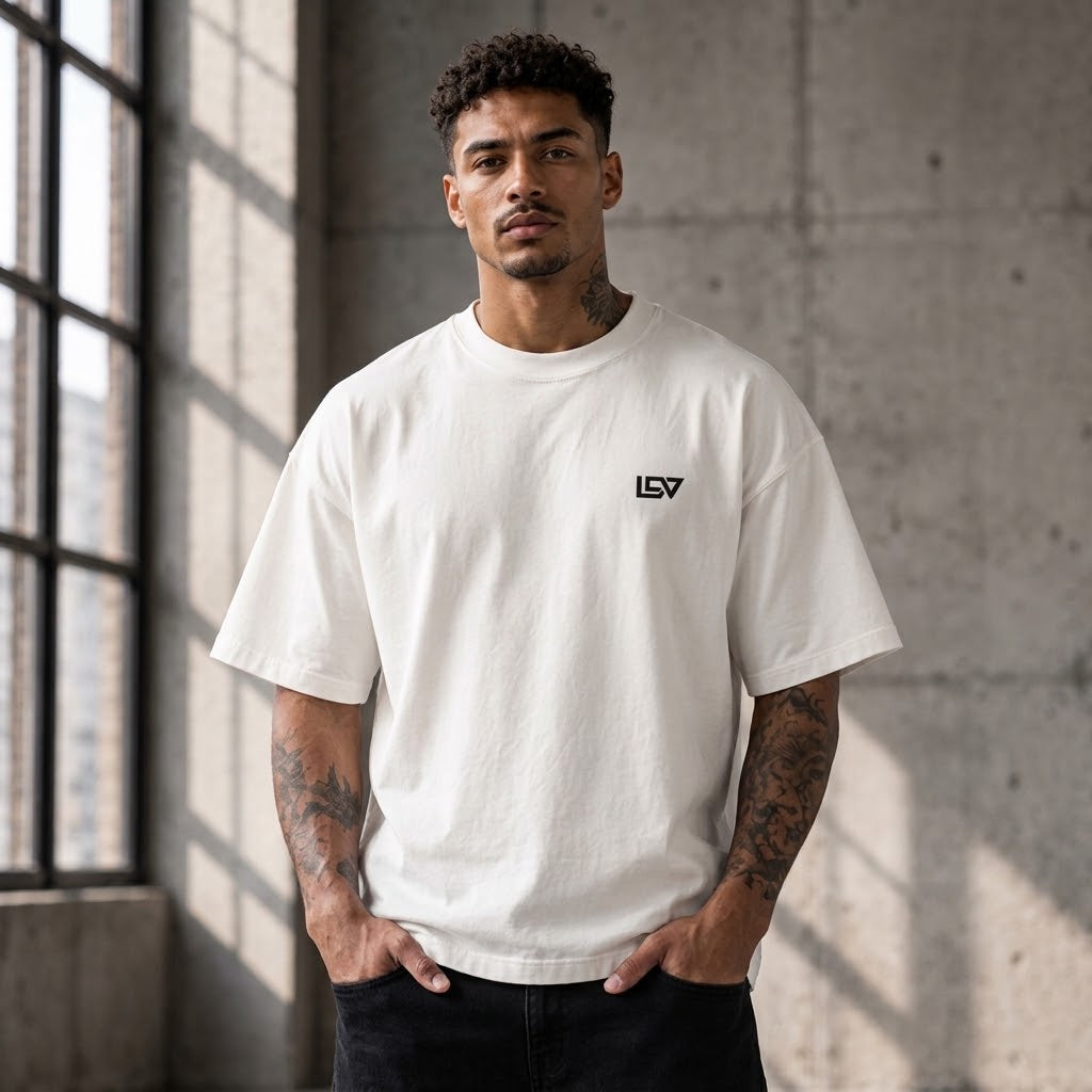 LDV™ CORE_01 Oversized Tee White