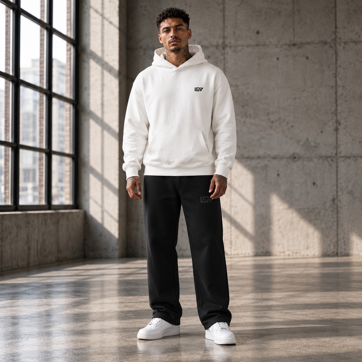 LDV™ CORE_01 Oversized Hoodie White