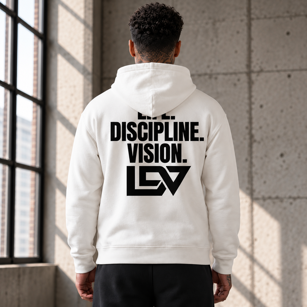 LDV™ CORE_01 Oversized Hoodie White