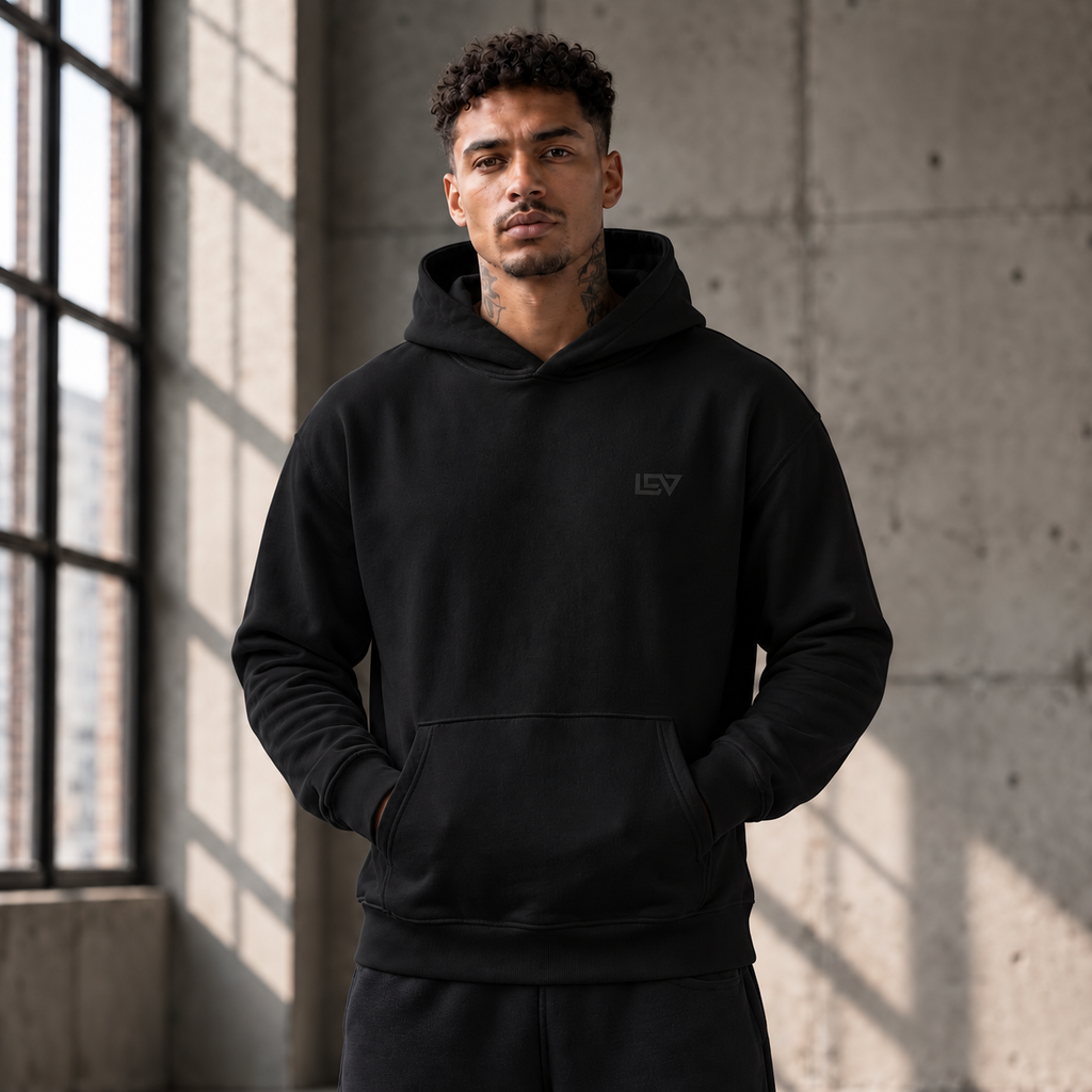 LDV™ CORE_01 Oversized Hoodie Black