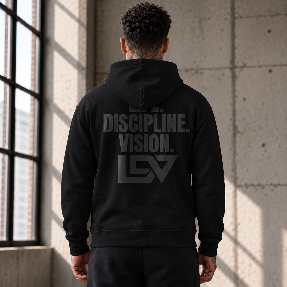 LDV™ CORE_01 Oversized Hoodie Black