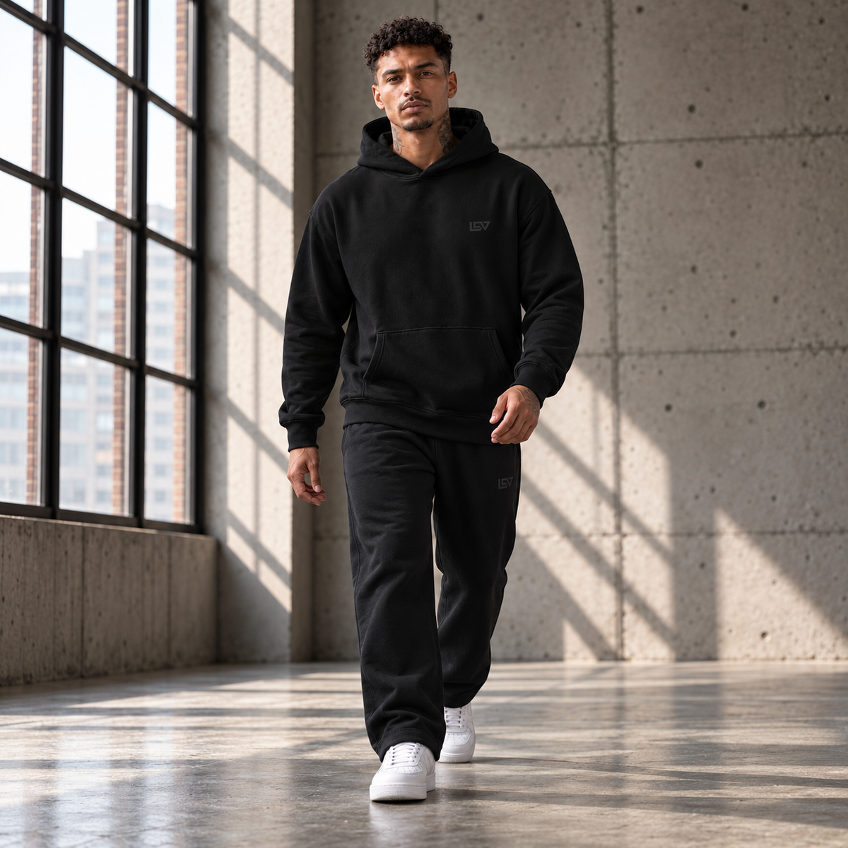 LDV™ CORE_01 Oversized Hoodie Black