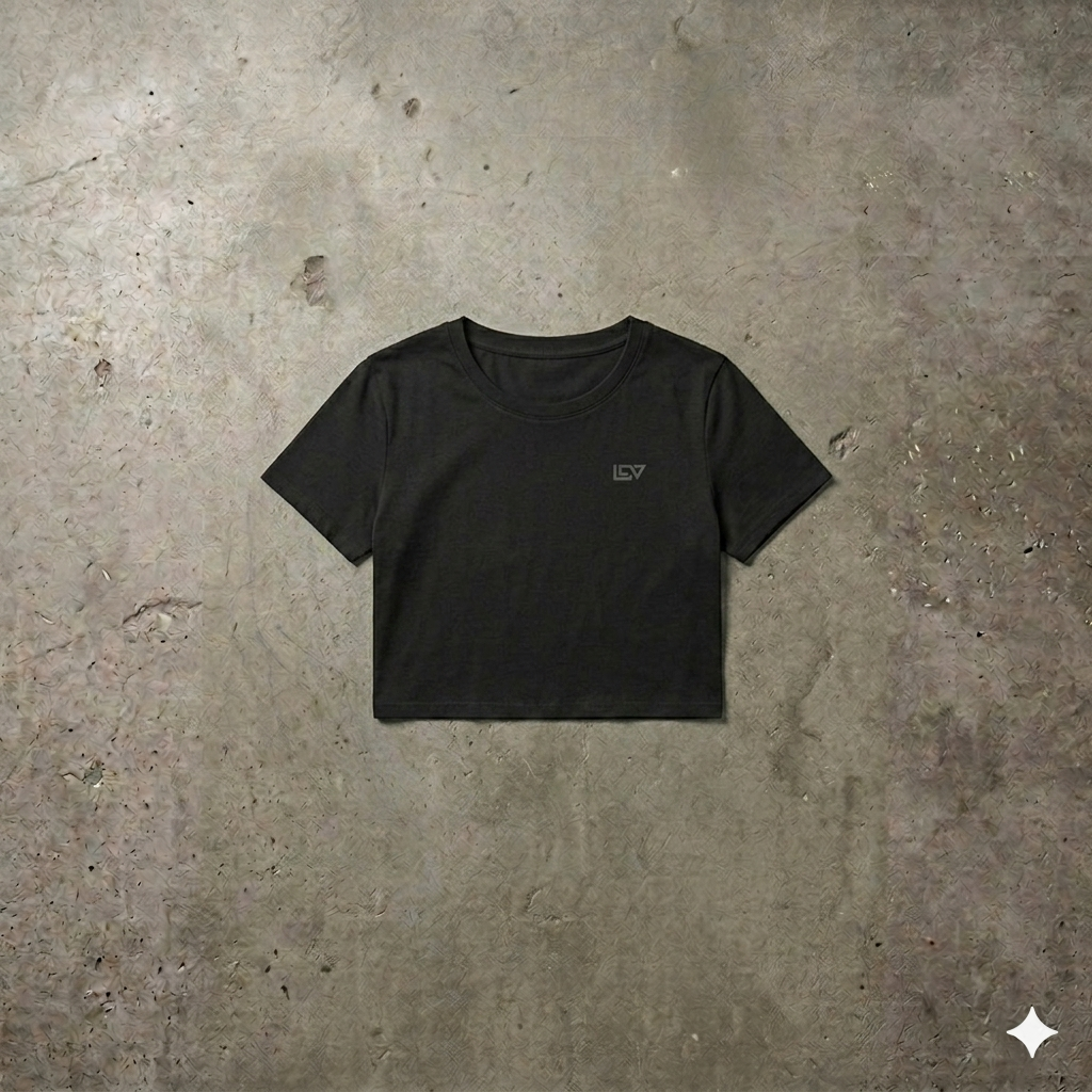 LDV™ Cropped T-Shirt - Black