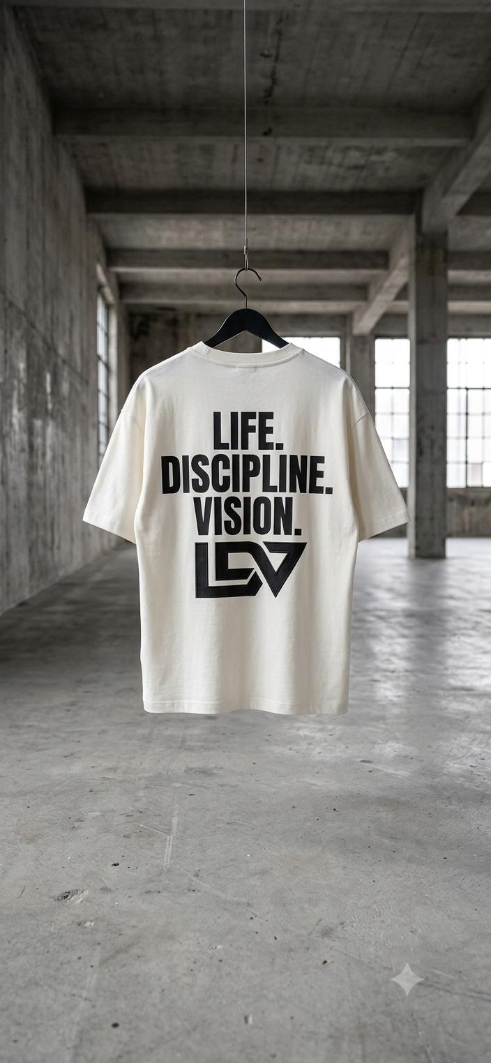 LDV™ CORE_01 Oversized Tee White